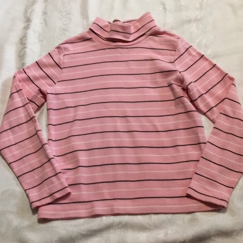 Vintage Gymboree Giraffe Club pink striped l/s top Sz 7